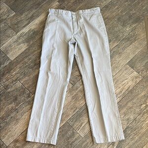 Perry Ellis Men's Light Gray Chinos